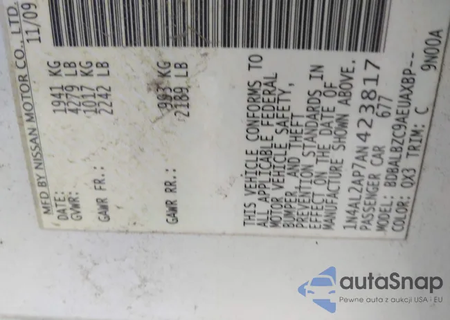 1N4AL2AP7AN423817: 41923766