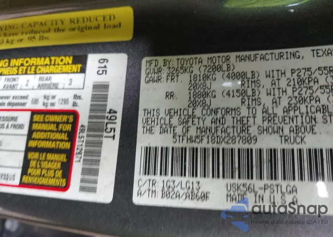 5TFHW5F18DX287809: 41923846