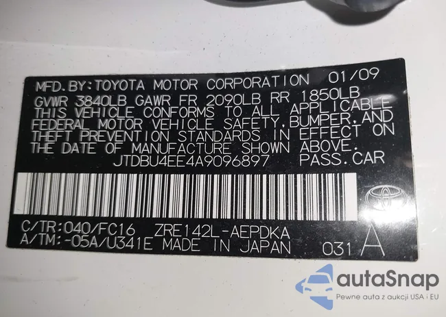 JTDBU4EE4A9096897: 41924695