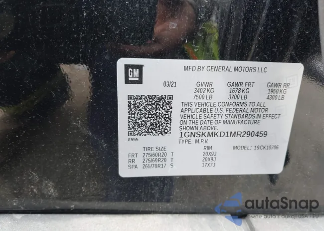 1GNSKMKD1MR290459: 41924823