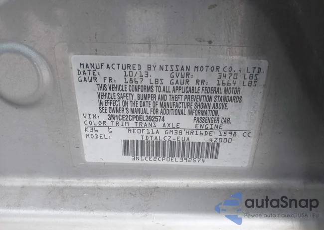 3N1CE2CP0EL392574: 41924884