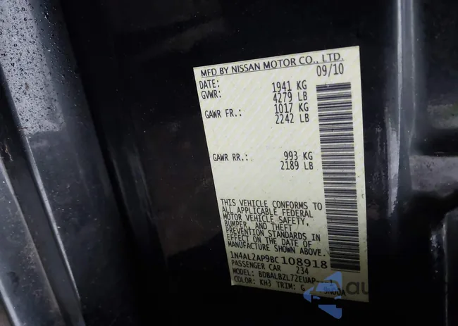 1N4AL2AP9BC108918: 41924995