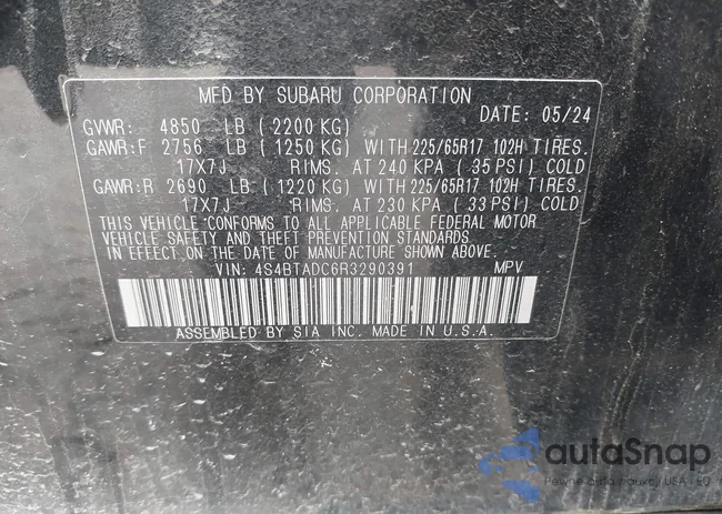 4S4BTADC6R3290391: 41926043