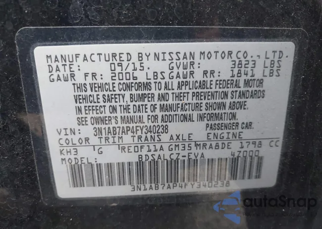 3N1AB7AP4FY340238: 41928077