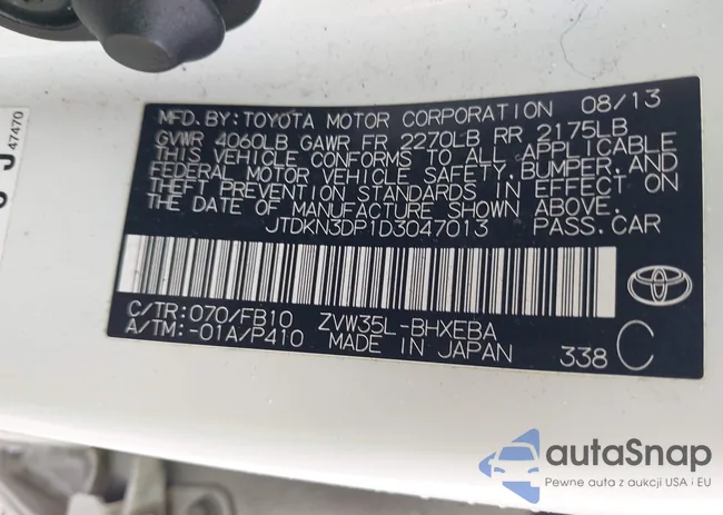 JTDKN3DP1D3047013: 41928958