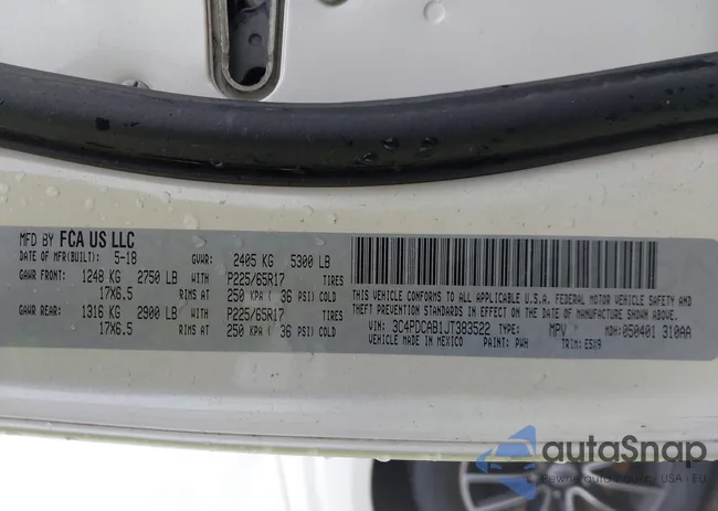 3C4PDCAB1JT383522: 41930234