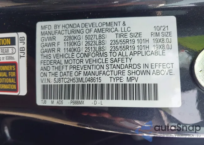 5J8TC2H53ML048615: 41930612