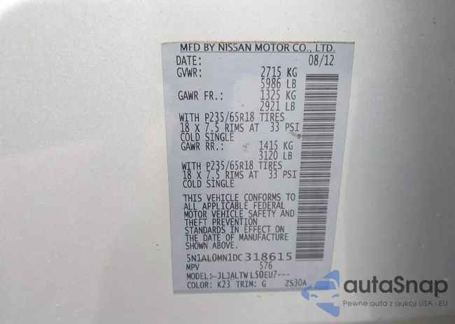 5N1AL0MN1DC318615: 41930622