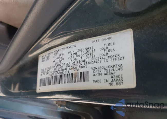 JT3GN87R7W0081174: 41931054