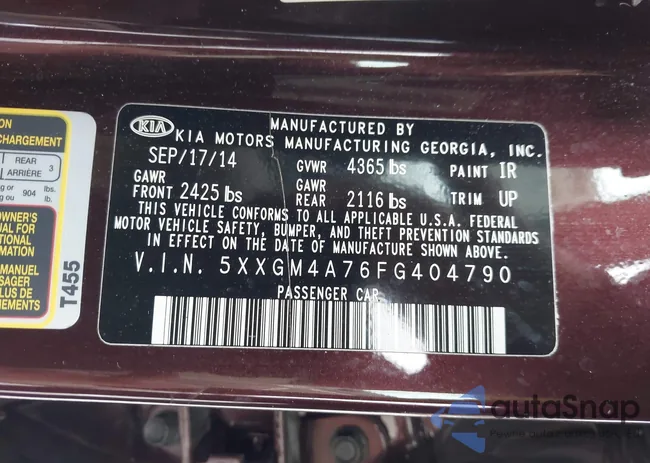 5XXGM4A76FG404790: 41931187