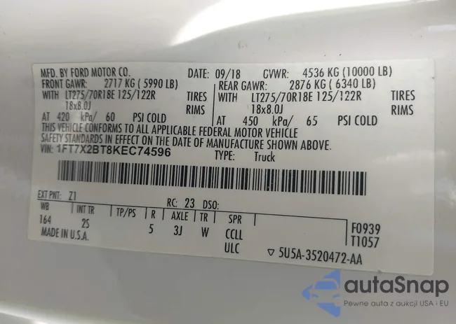 1FT7X2BT8KEC74596: 41931316