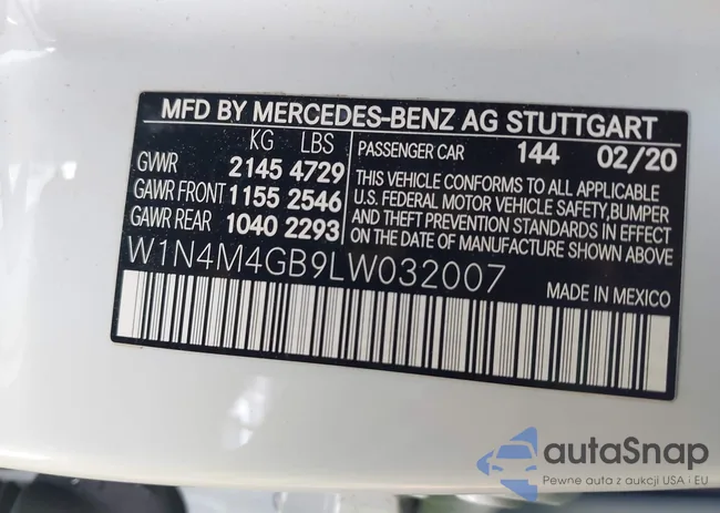 W1N4M4GB9LW032007: 41931386