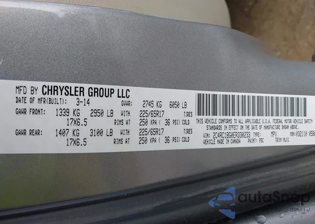 2C4RC1BG0ER330233: 41932059