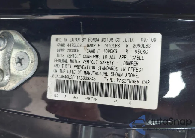 JH4CU2F61AC009345: 41932204