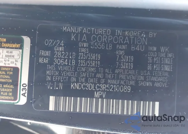 KNDC3DLC3R5210089: 41931726