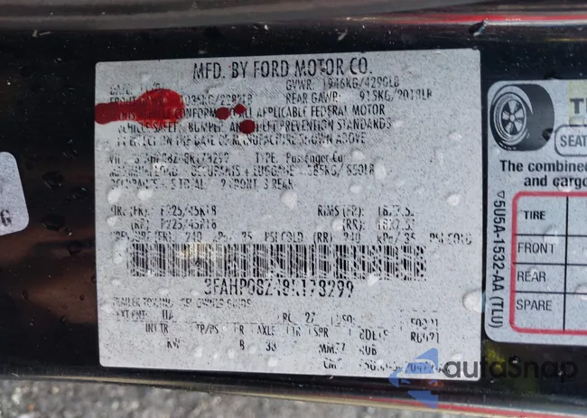 3FAHP08Z48R178299: 41933493