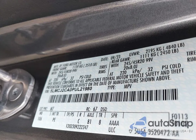 5LMCJ2CA0PUL21980: 41934409