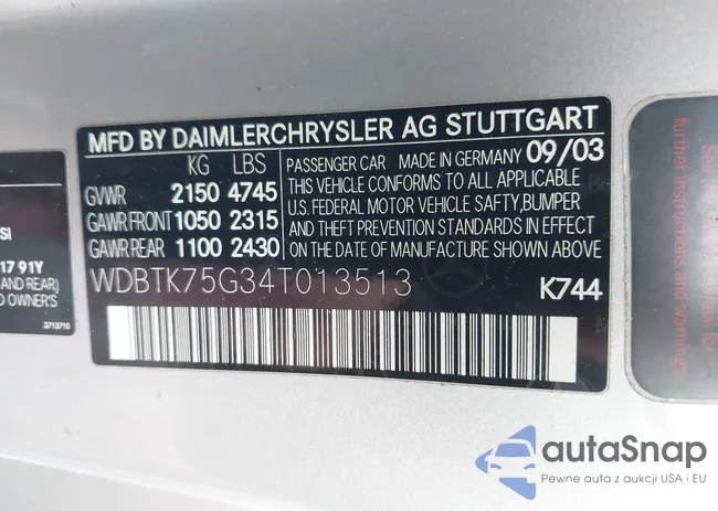 WDBTK75G34T013513: 41934478