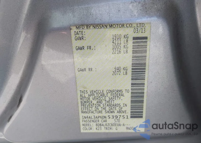 1N4AL3APXDN539751: 41933834