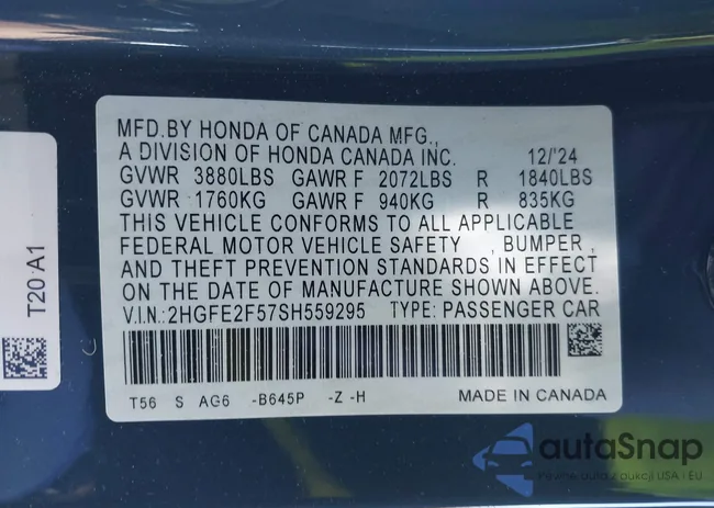 2HGFE2F57SH559295: 41934679