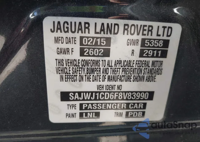 SAJWJ1CD6F8V83990: 41936162