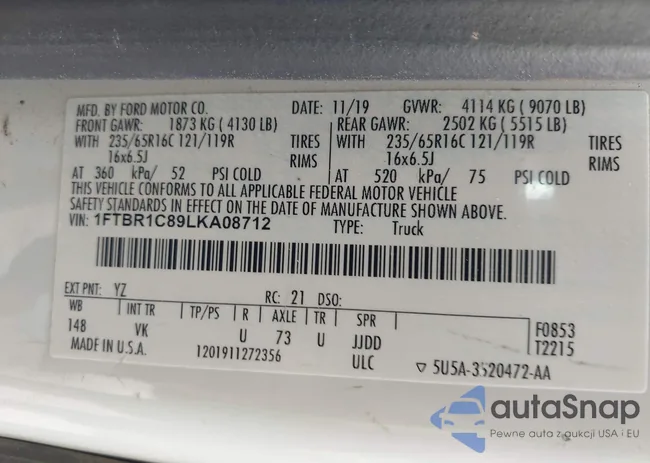 1FTBR1C89LKA08712: 41936401