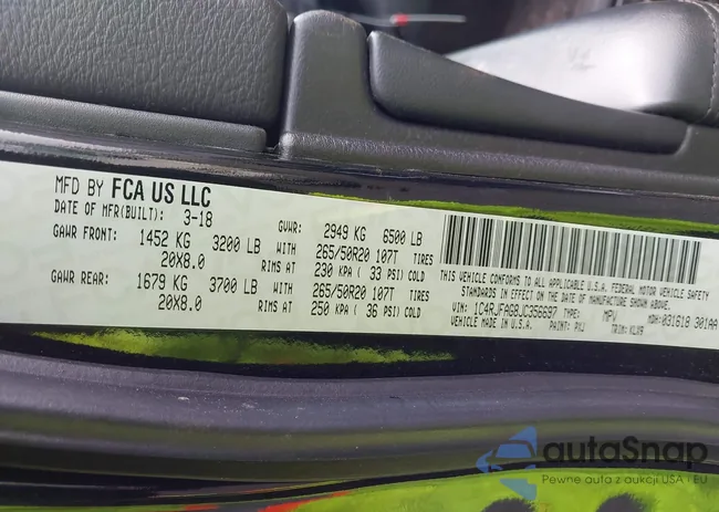 1C4RJFAG8JC356697: 41936524