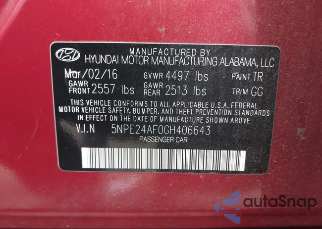 5NPE24AF0GH406643: 41935708