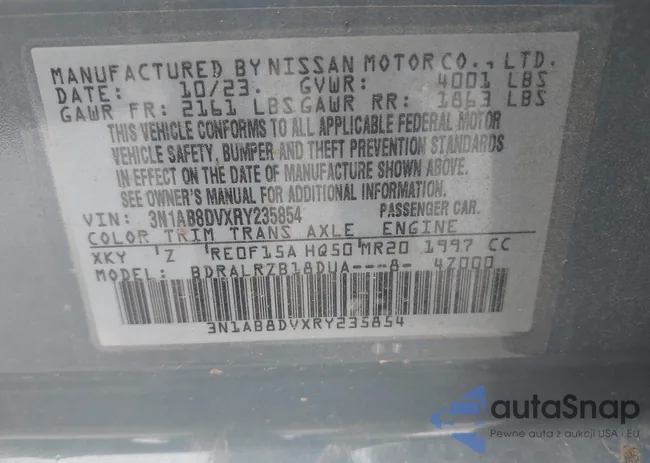 3N1AB8DVXRY235854: 41935908