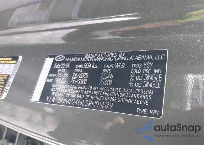 5NMP24GL5RH014179: 41937099