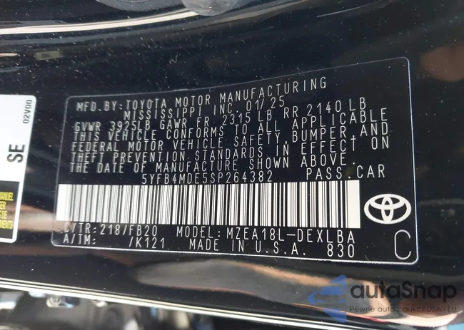 5YFB4MDE5SP264382: 41937142