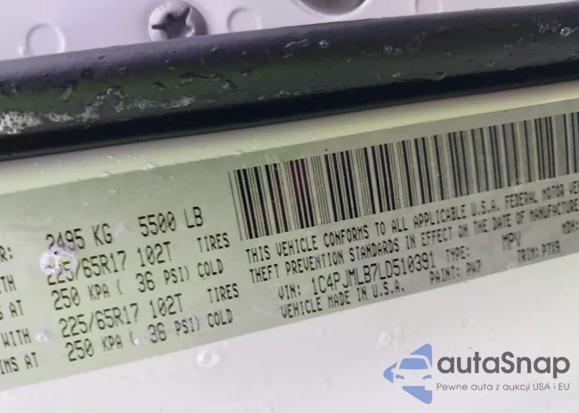 1C4PJMLB7LD510391: 41937165