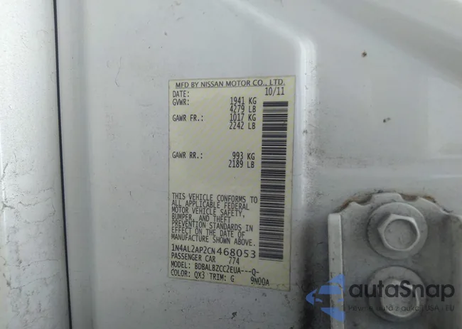 1N4AL2AP2CN468053: 41937416