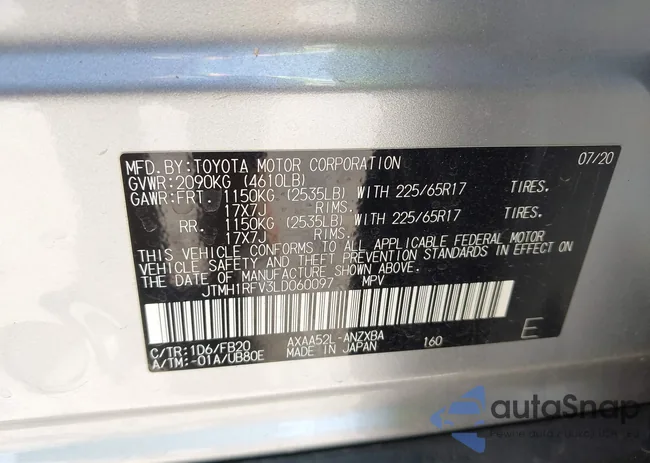 JTMH1RFV3LD060097: 41936647