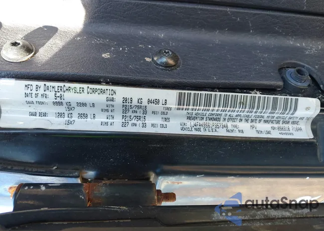 1J4FA49S61P357348: 41938170