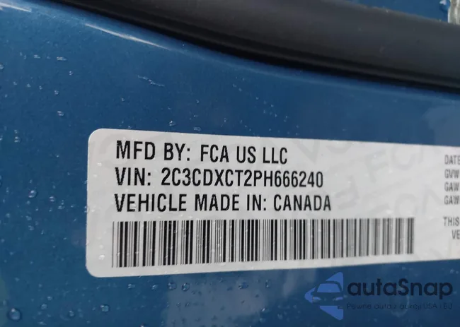 2C3CDXCT2PH666240: 41938554