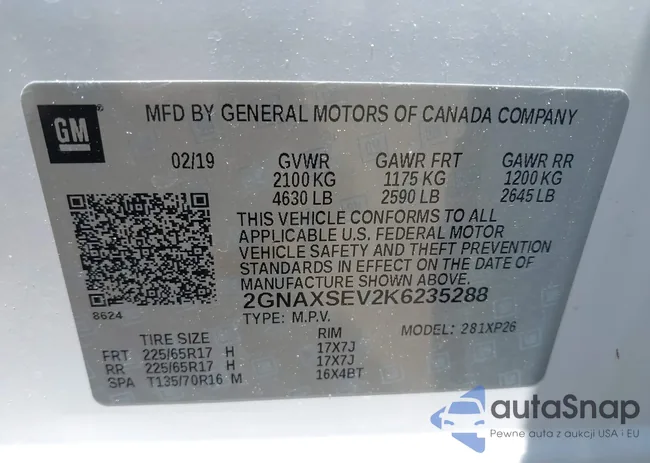 2GNAXSEV2K6235288: 41938595