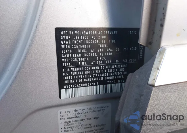 WVGAV3AX0DW572915: 41937763