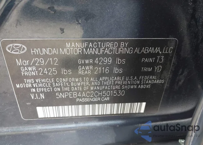 5NPEB4AC2CH501530: 41939299