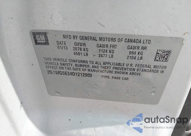 2G1WG5E34D1212909: 41939341