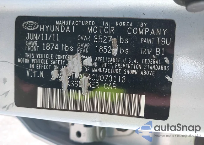 KMHCT4AE4CU073113: 41940314