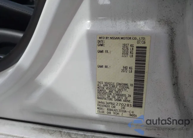 1N4AL3AP9GC270285: 41940383