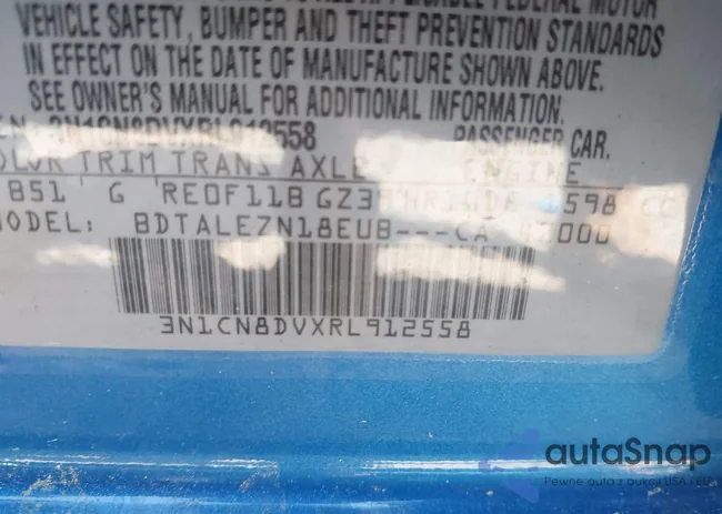 3N1CN8DVXRL912558: 41940417