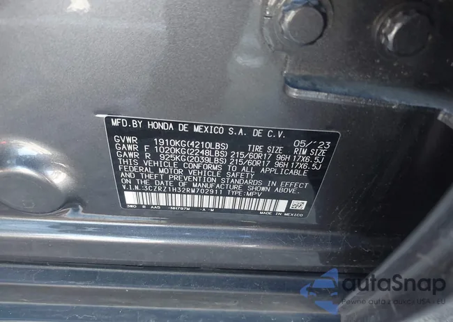 3CZRZ1H32RM702911: 41939773