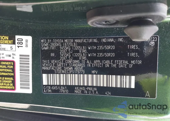 5TDERKEC3PS179779: 41939874