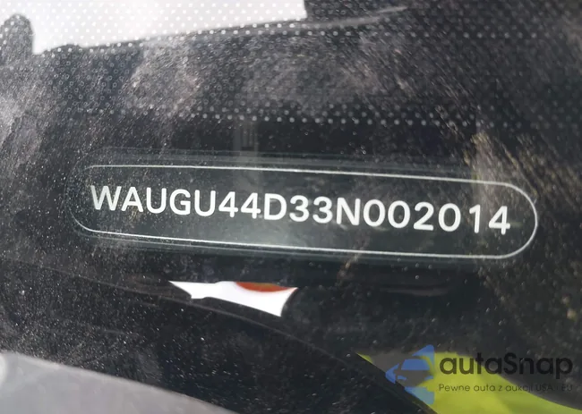 WAUGU44D33N002014: 41941237