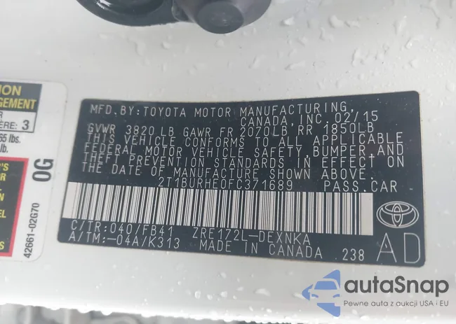 2T1BURHE0FC371689: 41942871