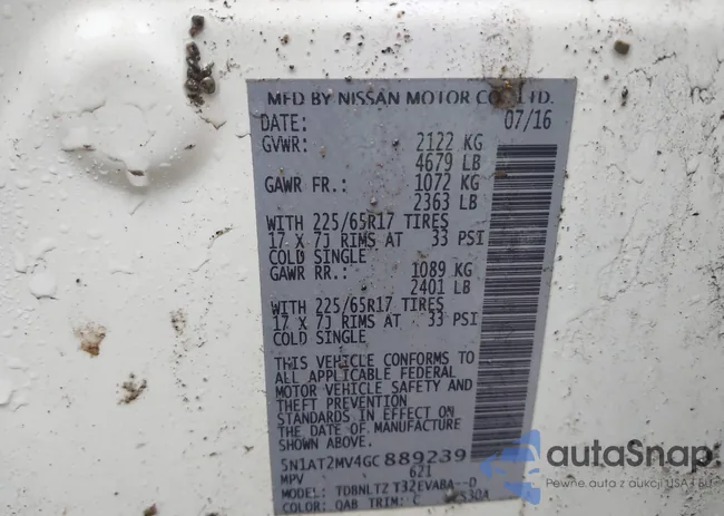 5N1AT2MV4GC889239: 41945140