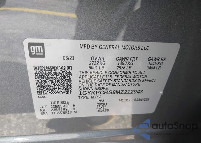 1GYKPCRS8MZ212943: 41945274