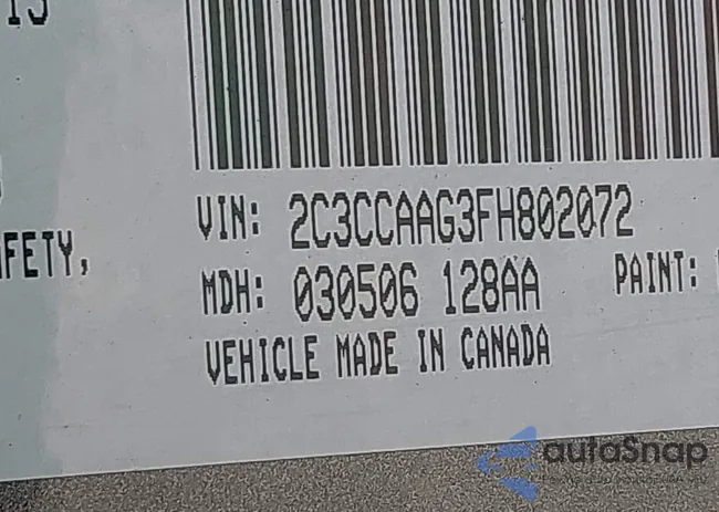 2C3CCAAG3FH802072: 41946100